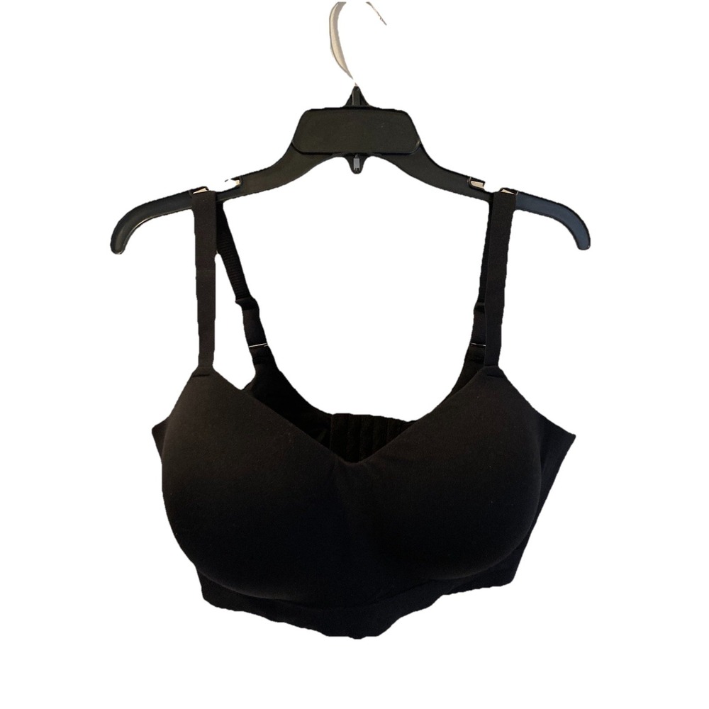 Truekind® Bra 2XL Supportive Comfort Wireless Shaping Black NEW‎